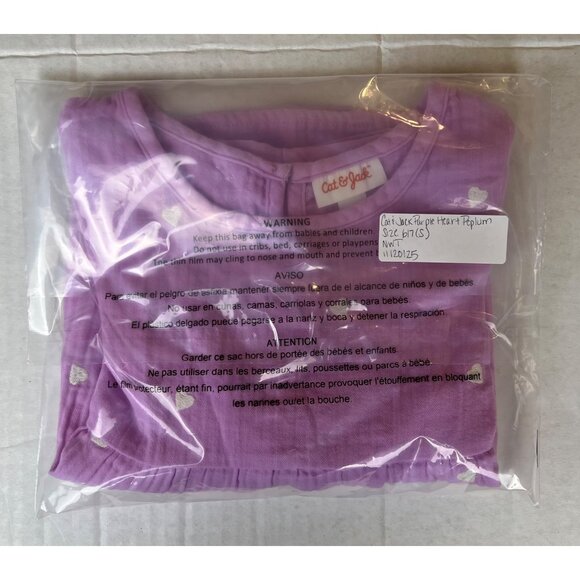 Cat & Jack Embroidered Heart Peplum - Picture 10 of 10